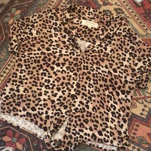 Cheetah print shirt